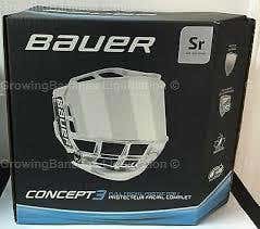 New Senior Bauer Concept 3 Full Shield