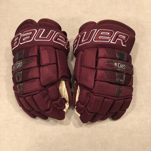 Red Used Bauer Nexus 9000 13"  Gloves