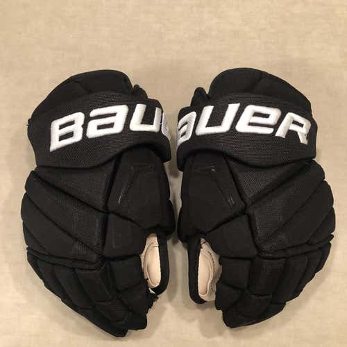 Black Used Bauer Vapor APX2 Pro 14" Pro Stock Gloves