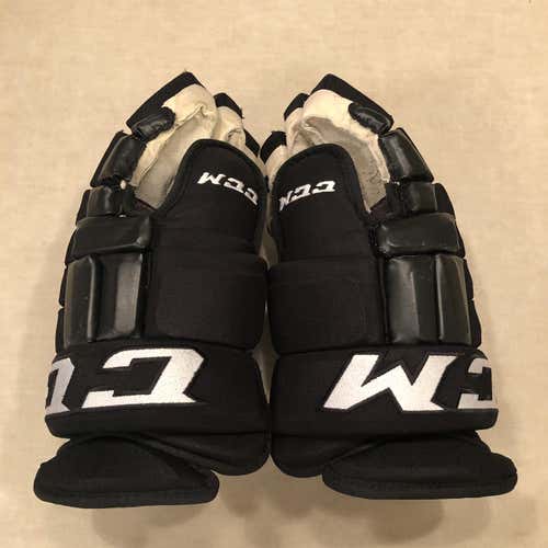 Black Used CCM HG98 14" Pro Stock Gloves