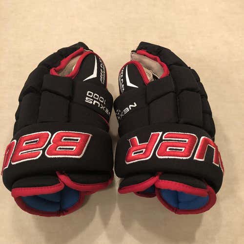 Black Used Bauer Nexus 1000 13"  Gloves