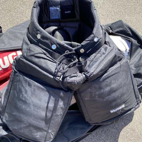 Black Used Medium Vaughn V4 Pro Stock Goalie Pants