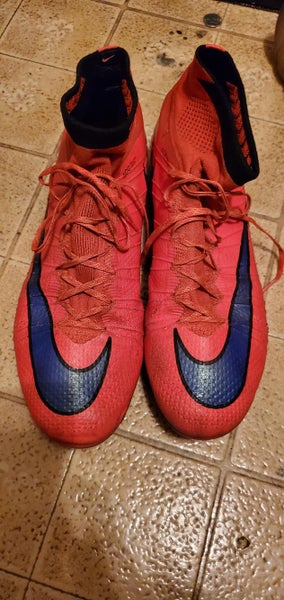 Orange Used Men's Size 11 (Women's 12) Turf Cleats Nike Mercurial Superfly Cleats