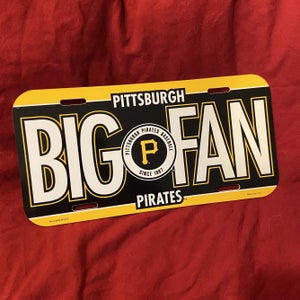 Pittsburgh Pirates “BIG FAN” MLB Baseball License Plate