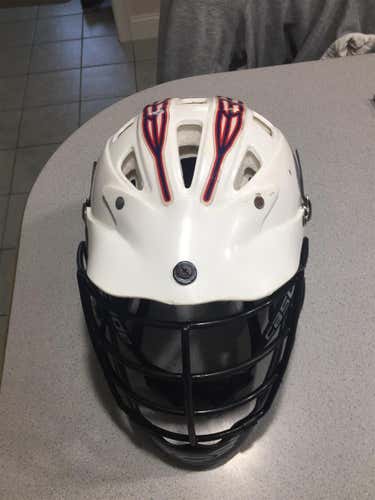 White Used Cascade CPRO Helmet