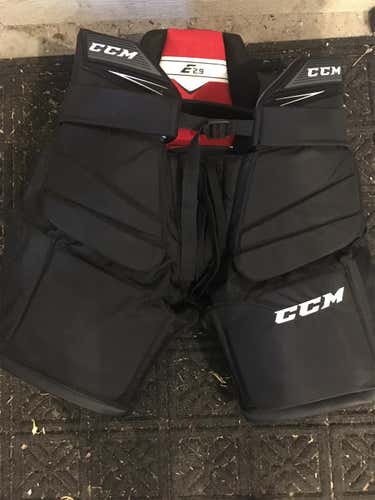 Black New Large CCM  Hockey Goalie Pants