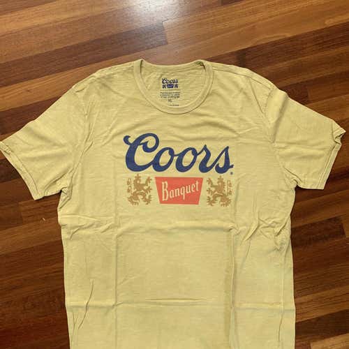 Coors Banquet Beer Lucky Brand Men's XL T Shirt NEW