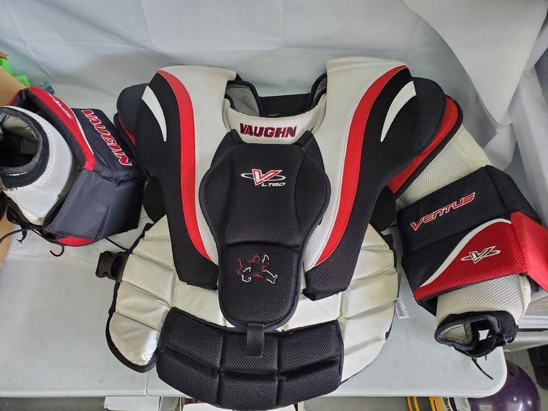 Used Vaughn Vlt80 Md Ice Hockey Goalie Body Armour