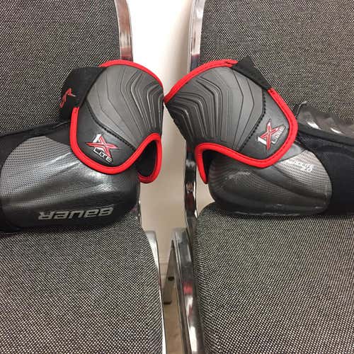 Used Large Bauer Vapor 1X Lite Pro Stock Elbow Pads