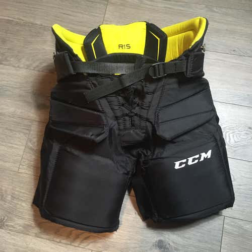 Black Used Small CCM Premier R1.5 Hockey Goalie Pants