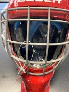Red New Bauer NME5 Helmet