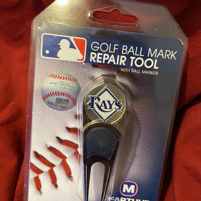Tampa Bay Rays MLB Baseball Golf Ball Marker & Divot Tool New