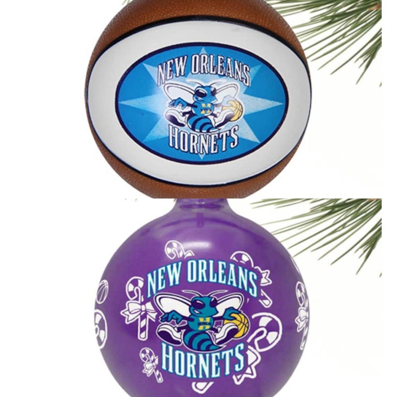 New Orleans Hornets NBA Basketball Christmas Ornaments