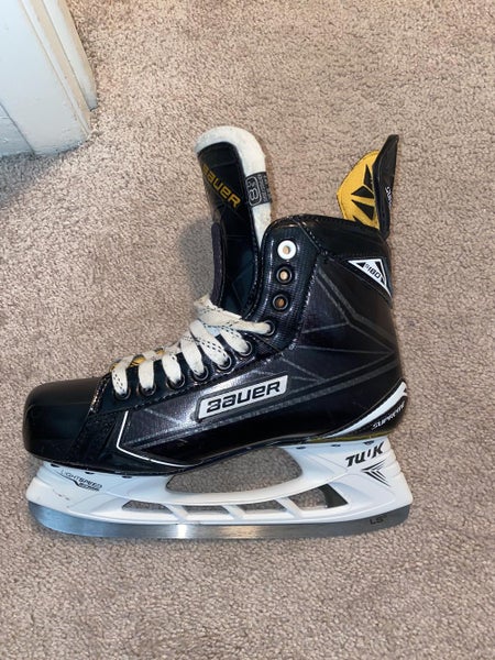 Senior Used Bauer Supreme 180 Hockey Skates Regular Width Size 8.5