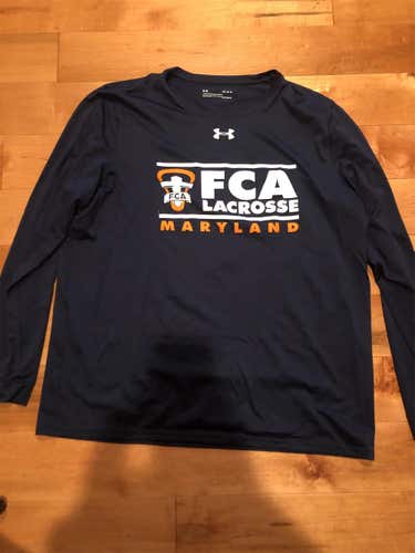 2 NEW Under Armour FCA Lacrosse LONGSLEEVES