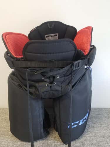 Black Used Senior Large CCM Hockey Pants Pro Stock