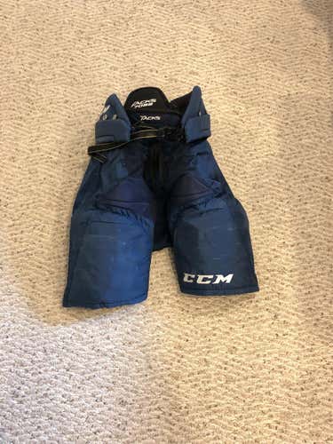 Blue Used Medium CCM Tacks 7092  Hockey Pants