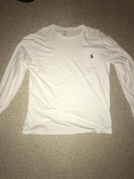 White Men's Medium/Large Polo Shirt