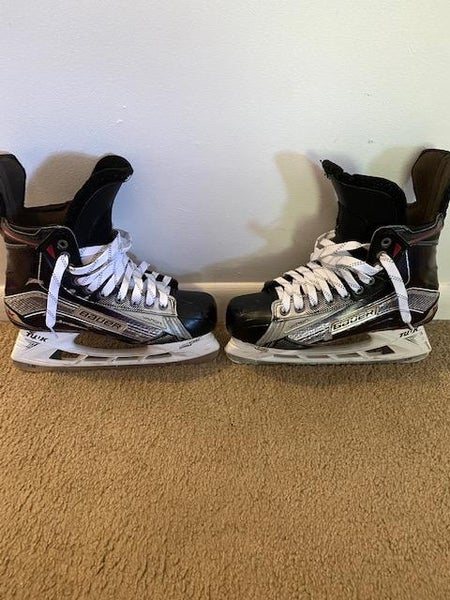 Used Senior Bauer Vapor 1X Hockey Skates Wide Width Pro Stock Size 9
