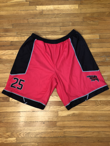 COMBINED - Pink Shorts, Mountain Polo, Black Snap-Back Hat