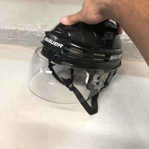 Black Used Medium Bauer 4500 Helmet With CCM VR24 Visor