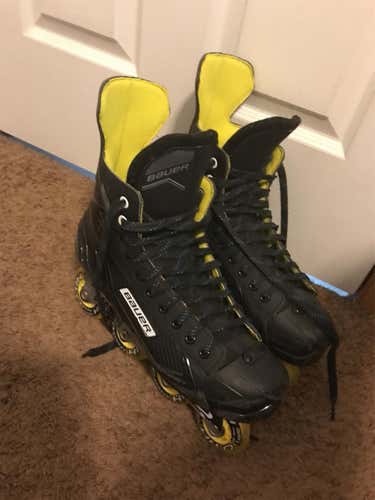 Senior Bauer RS Regular Width Size 12 Inline Skates BARLY WORN