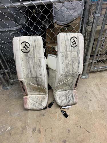 Used 32+1.5" Warrior Goalie Leg Pads