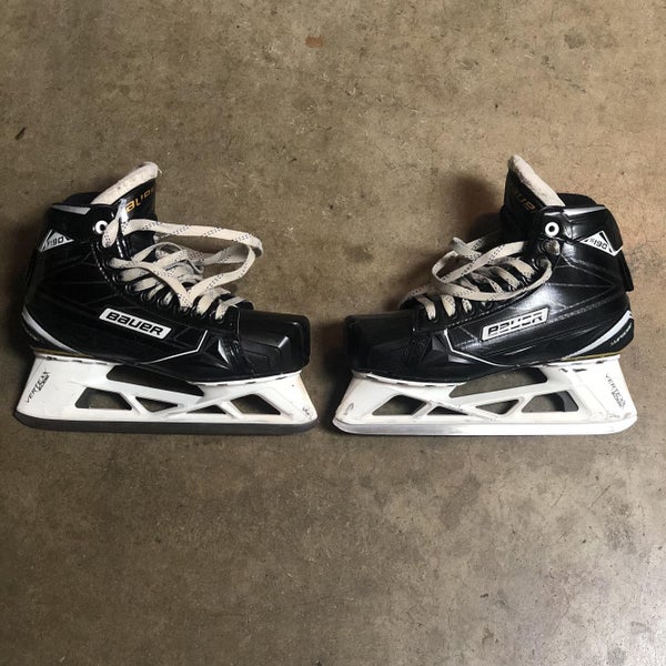 Used Bauer Supreme S190 Size 6D Goalie Skates