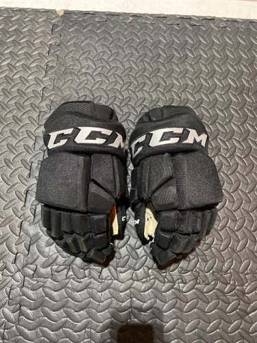 Black Used CCM HGTKPP 14" Pro Stock Gloves
