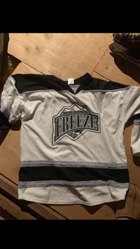 NJ Freeze White Game Jersey
