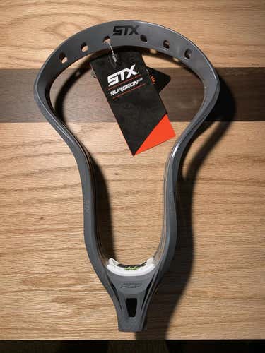 New STX Surgeon 500 ACP Lacrosse Head: Unstrung Grey