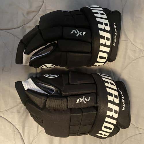 Black New Warrior AX1 Dressed Franchise 15" Pro Stock Gloves