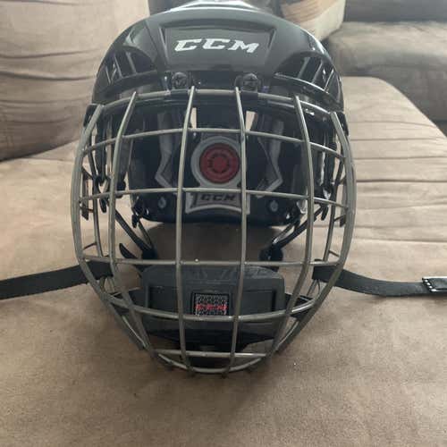Black Used Senior Small CCM FL80 Helmet