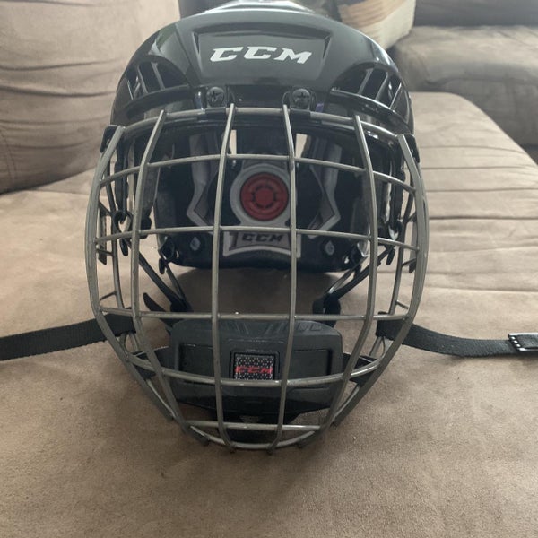 Black Used Senior Small CCM FL80 Helmet