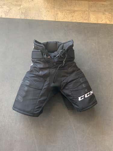 Black Used Small CCM hp31 Pro Stock Hockey Pants
