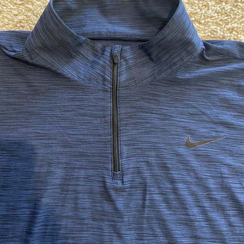 Blue Men's Large Nike 1/4 ZIP