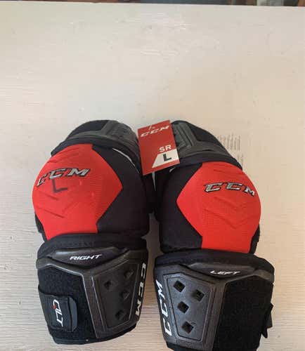 New Large CCM QuickLite Pro Stock Elbow Pads