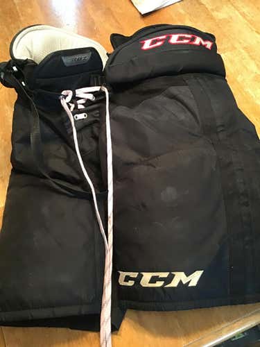 Black Senior Used Large CCM RBZ 150 Hockey Pants