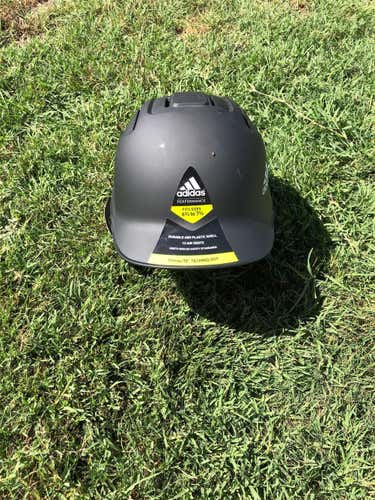 Gray New 6 3/8 To 7 3/8 Adidas Triple Stripe Batting Helmet