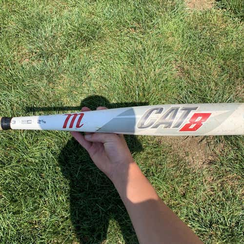 Used BBCOR Certified CAT 8 (-3) 27 oz 30" Bat