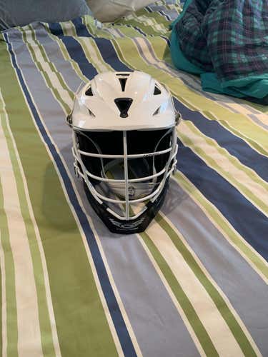 2017 Georgetown University Team Issued White Game Helmet
