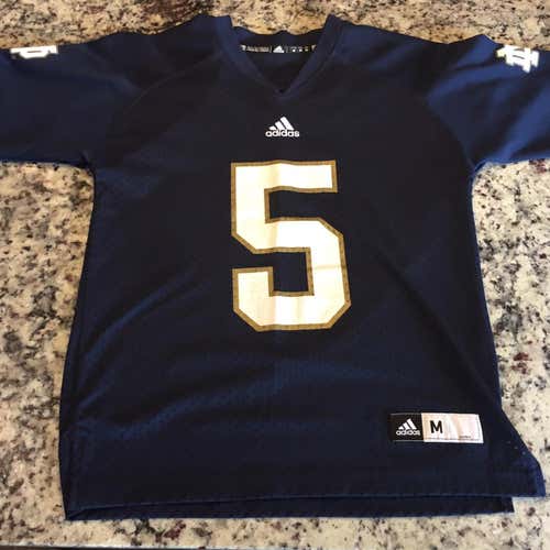 Notre Dame Jersey - Blue - #5 - Youth Medium