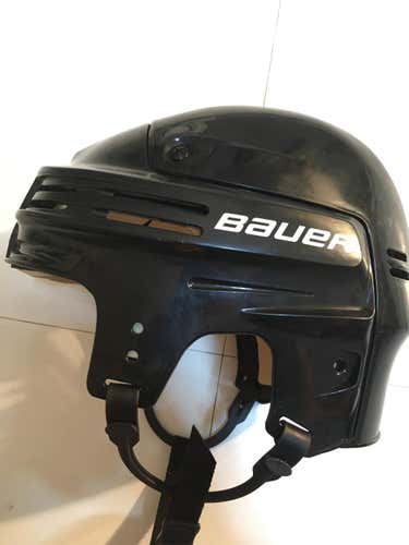 Black Used Extra Large Bauer 4500 Pro Stock Helmet