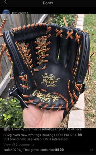 NWOT Rawlings Heart Of The Hide