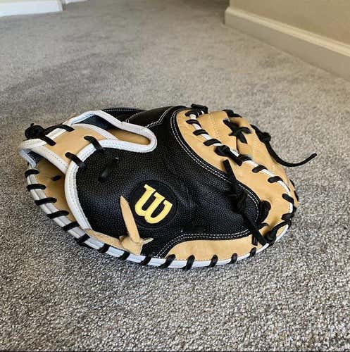 Yellow New Catcher's A2000 M1 33.5" Baseball Glove