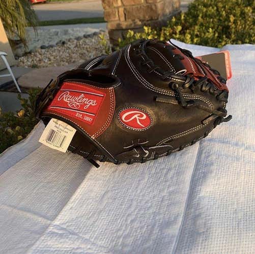 Black New Catcher's Heart of the Hide 33.5" Baseball Glove