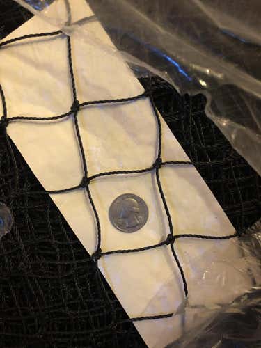 Brand New 10’ x 40’ 1 3/4” Black Backstop Net