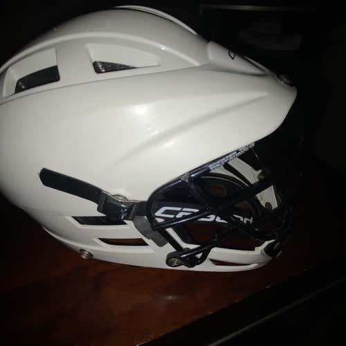 White Used Cascade CS Youth Helmet