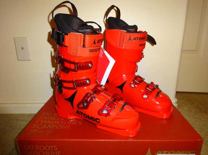 2020 Atomic Redster STI 130 Ski Boots NEW! Size 26.5