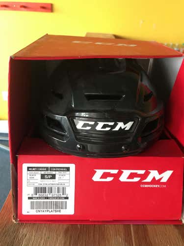 Black New Small CCM Resistance 100 Pro Stock Helmet Colorado Avalanche Stock